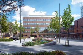 Slik blir adkomstbygget ved Drammen sykehus Thumbnail