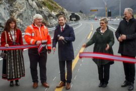 8,6 km tunnel på riksveg 5 åpnet Thumbnail