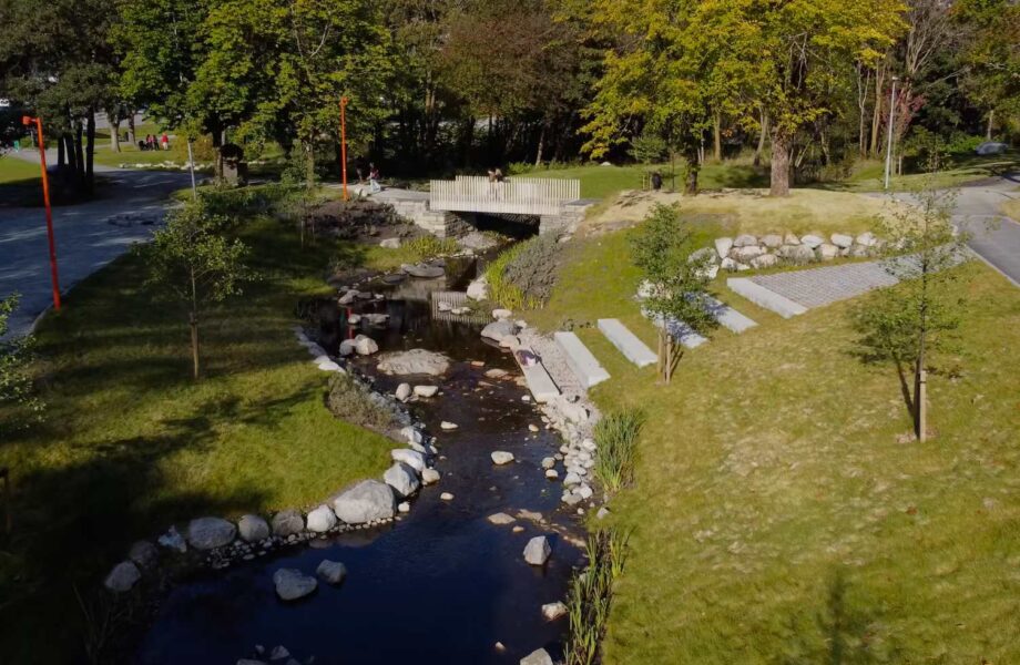 Lynghaugparken fikk arkitektur- og byformingsprisen i Bergen