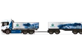 Første i Norge med 66-tonn elektrisk Scania Thumbnail