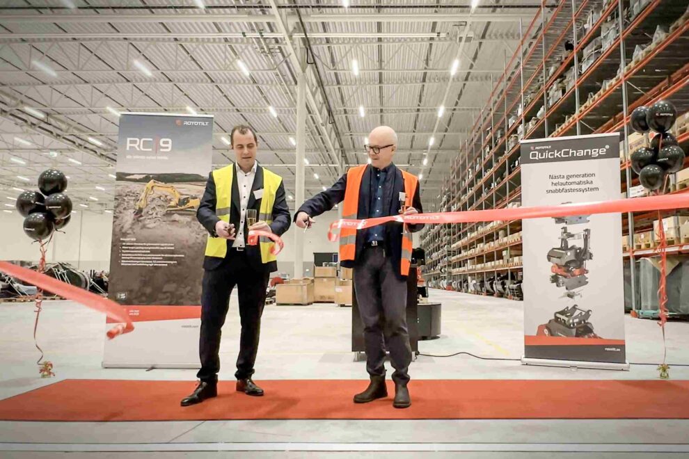 Rototilts nybygde sentrallager er innviet