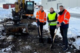 Første spadestikk ved Bodø lufthavn Thumbnail
