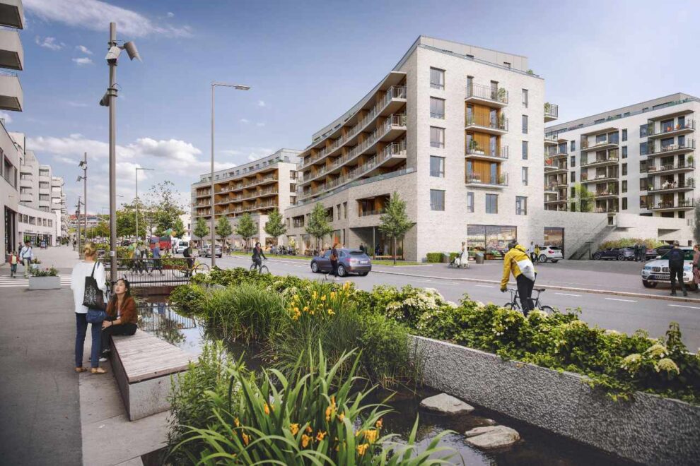 «Bilbyen» skal bli boliger – nå er Locus Ensjø klar
