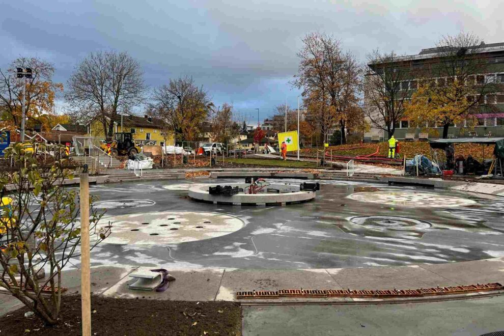 Overvannshåndtering ble naturlig testet av «Hans»