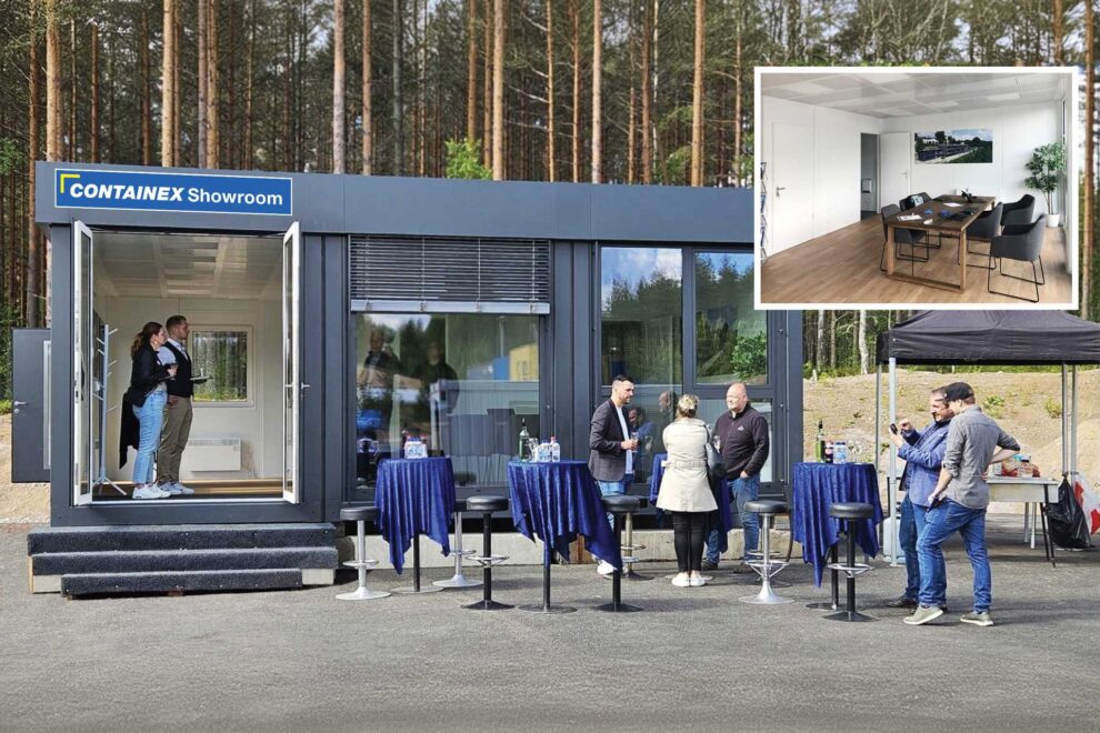 Showroom-åpning i Vihti (Finland), © CONTAINEX