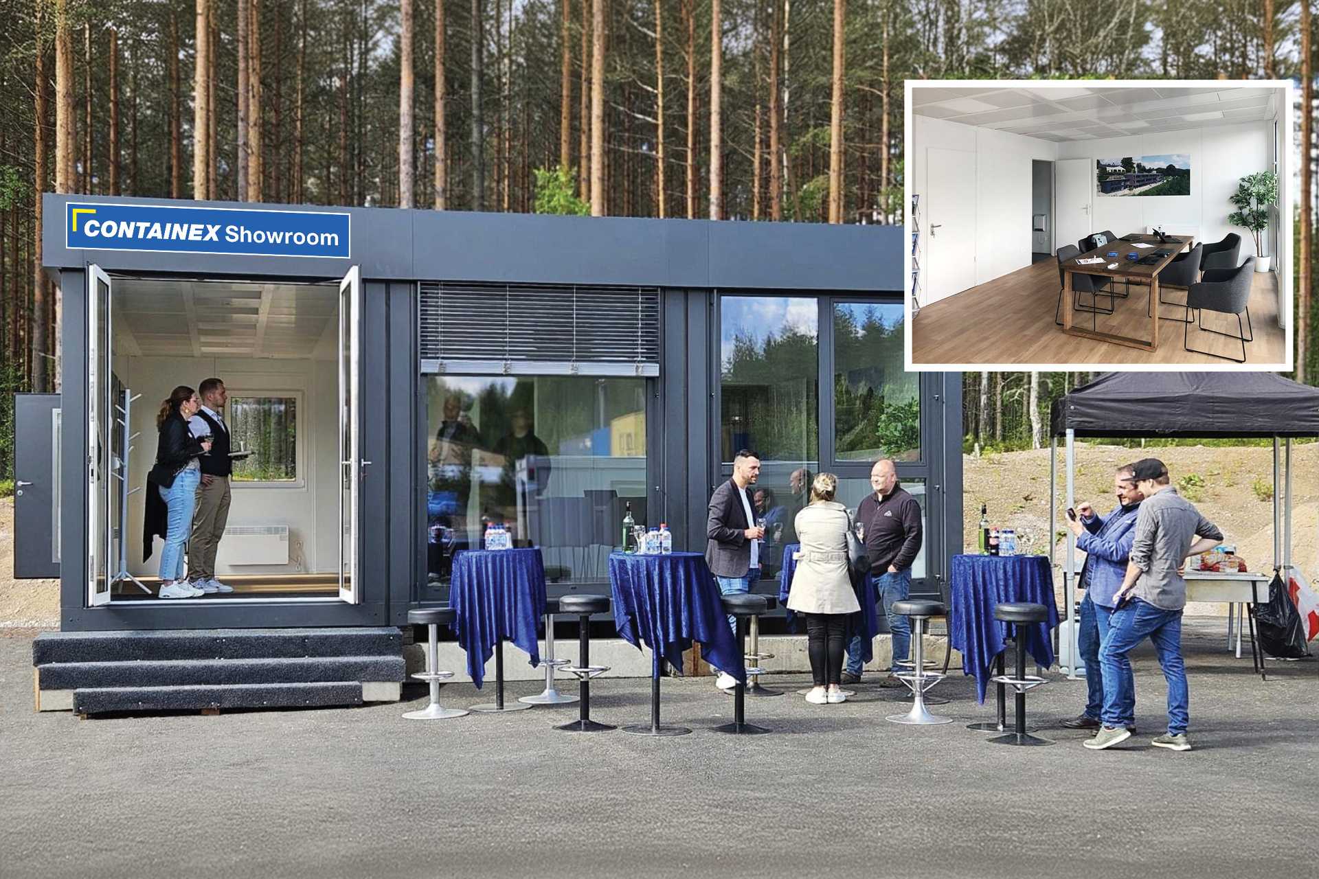 Showroom-åpning i Vihti (Finland), © CONTAINEX