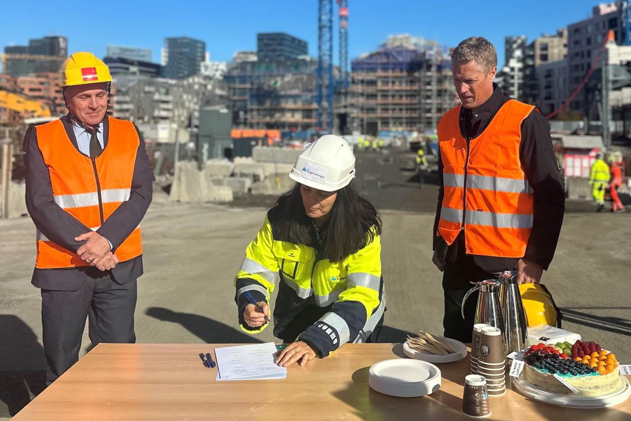 Klimapartnerskapsavtalen med byggenæringen signert