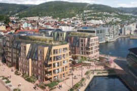 Bygger 96 nye leiligheter i Bergen sentrum Thumbnail