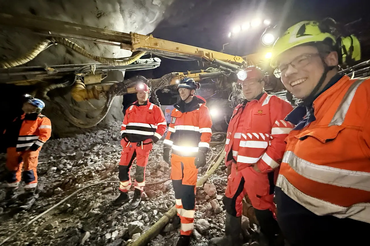 15 km tunnel på 15 måneder
