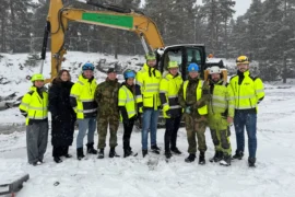 Første spadetak for nytt kontorbygg Thumbnail
