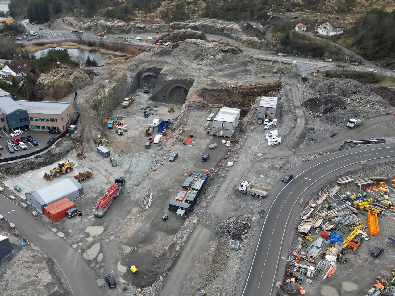 Nå bygges den siste vegtunnelen i det store vegprosjektet