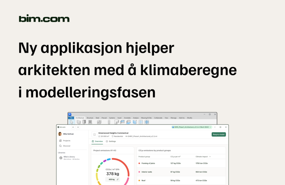 Ny designapplikasjon integrerer klimadata i arkitektens arbeidsflyt