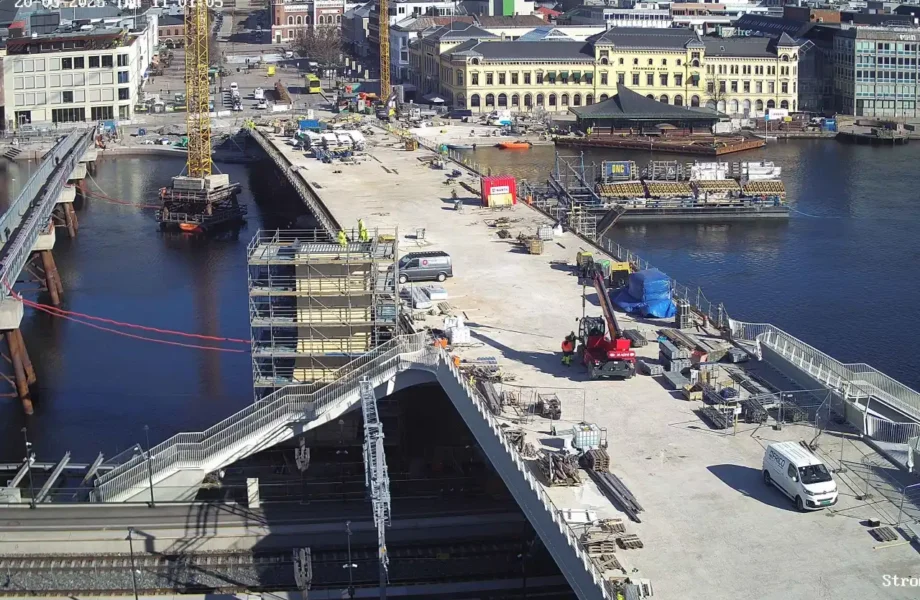 Ny bybru bygges i Drammen