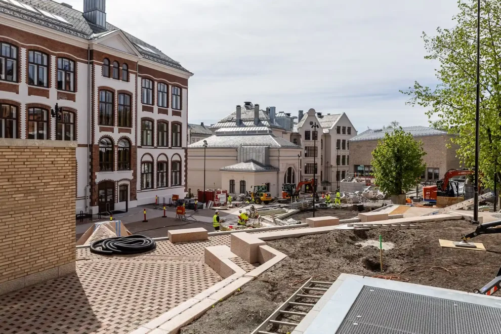 Nå er det snart klart på Hartvig Nissen