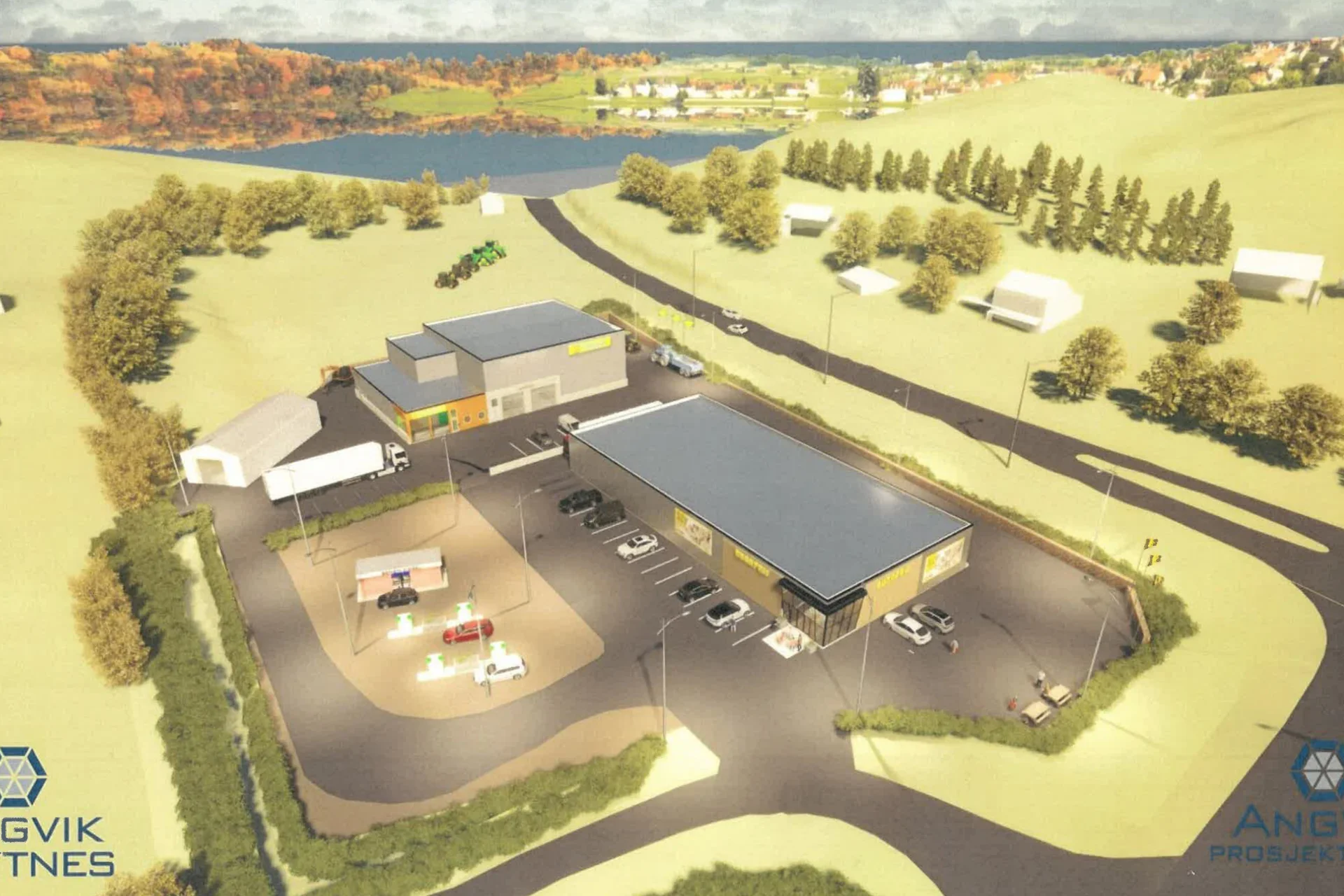 Stor satsing: Felleskjøpet bygger nytt på Halsa