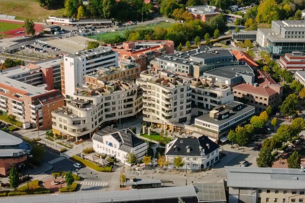 Wesselkvartalet i Asker. Foto: Vigsnæs Kosberg Arkitekter