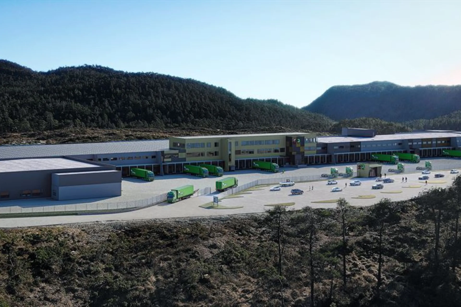 Posten Bring Lyseparken. Fotograf: Plan1