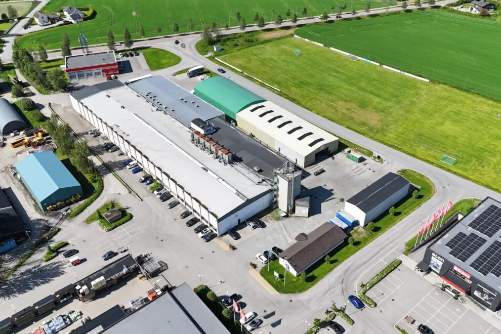 Moelven samordner listverksproduksjonen. Bildet er av Moelven Eidsvoll AS. Foto: Moelven.