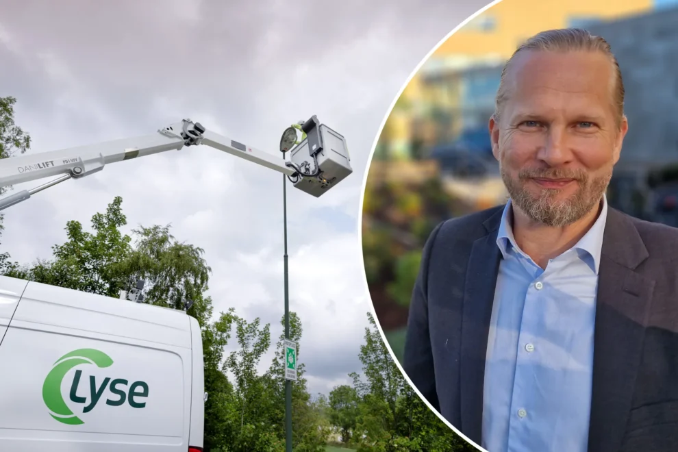 Aslak Sira Myhre begynner i Lyse 1. januar. Foto til venstre: Elisabeth Tønnessen / Lyse.