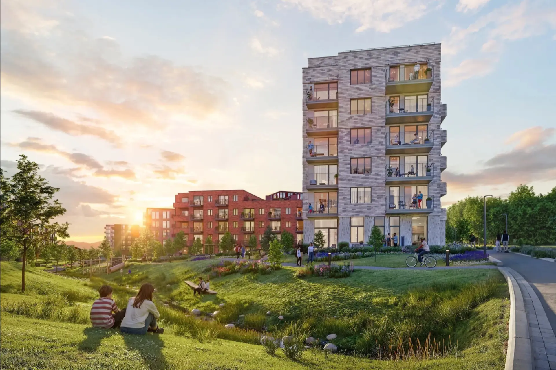 Wesselsløkka er planlagt ferdigstilt i 2027. Illustrasjon: oldbox