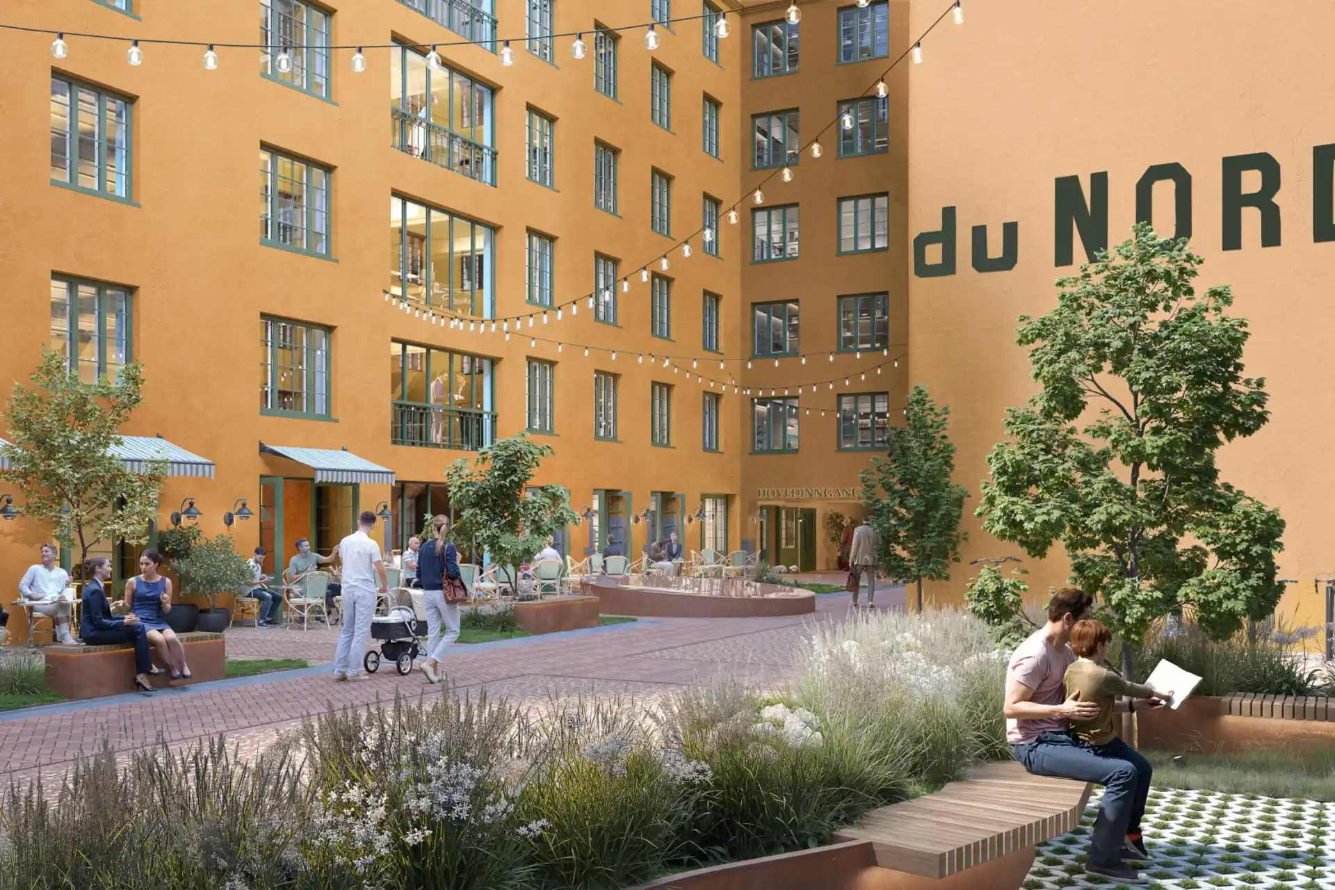Selvaag Eiendom og Backeskal sammen skape nytt liv i Du Nord i Oslo. Oslo Works