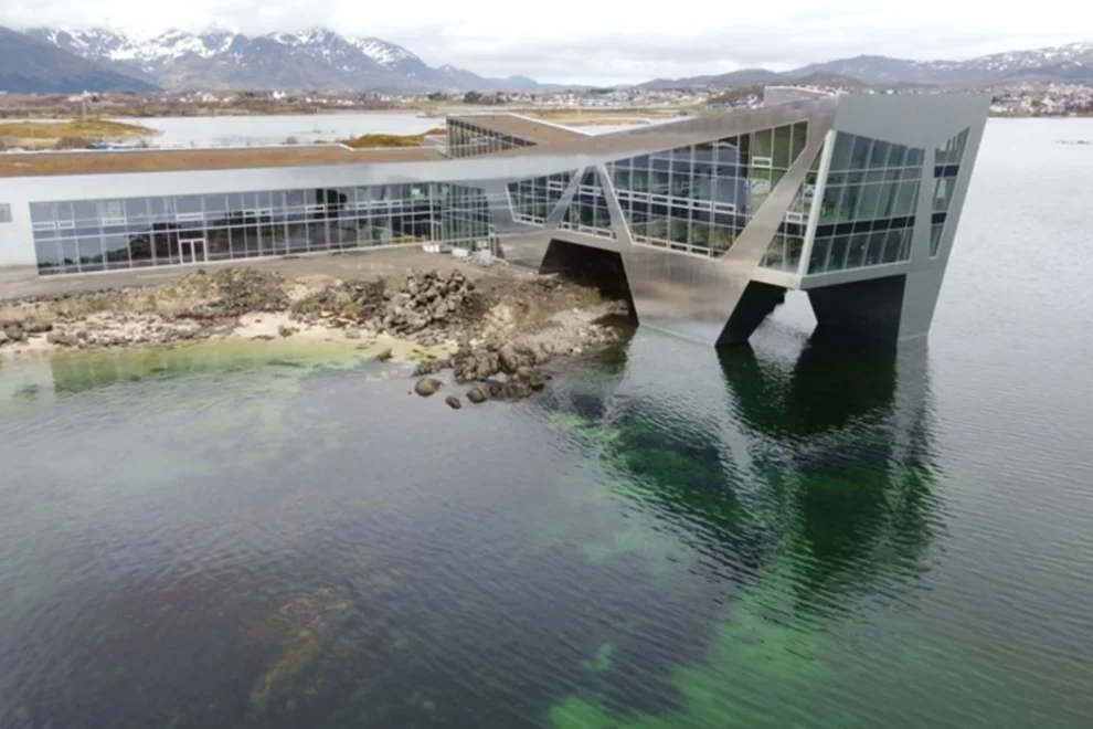 Lofoten Bio Centre på Vestvågøy. Bilde: Øksnes Entreprenør AS