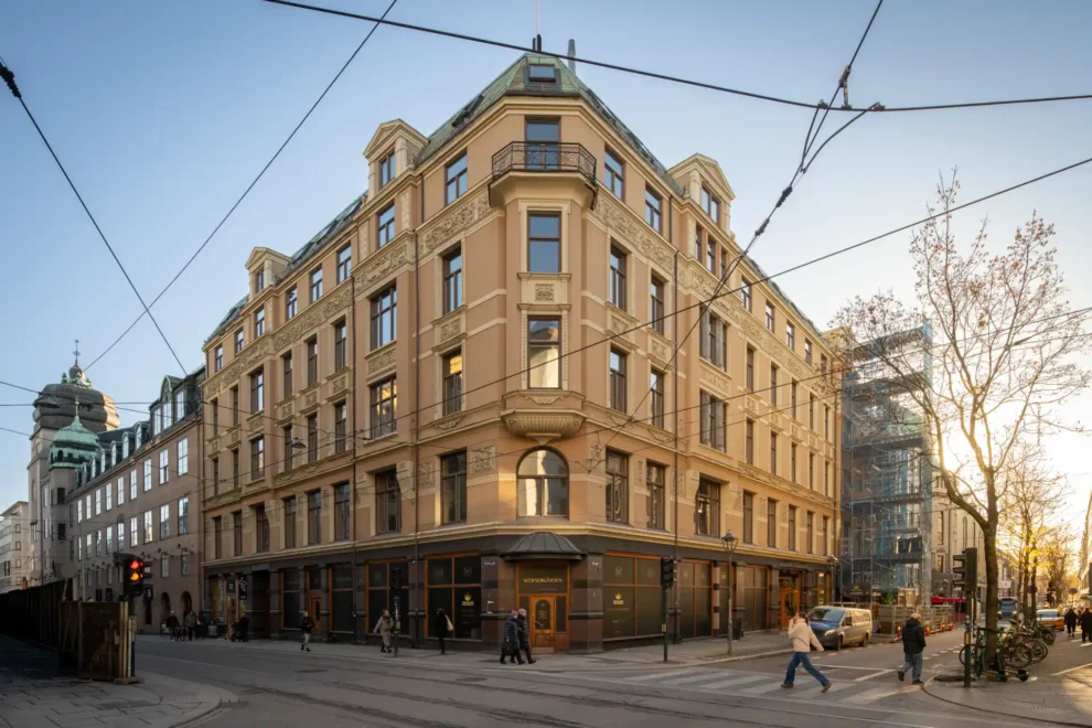 Wernergården skal bli topp moderne kontorlokaler sentralt i Oslo Höegh Eiendom/Dmitry Tkachenko