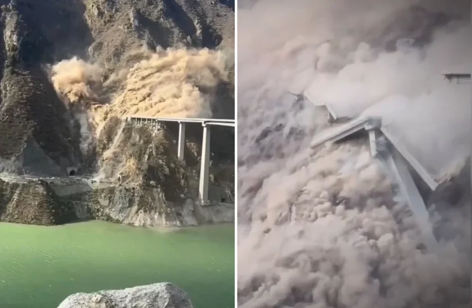 758-metersbro kollapser bare måneder etter åpning