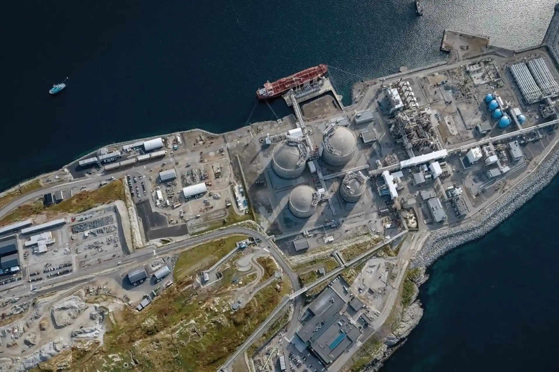 The Hammerfest LNG plant on Melkøya Photo: Øyvind Gravås / Jonny Engelsvoll - Equinor