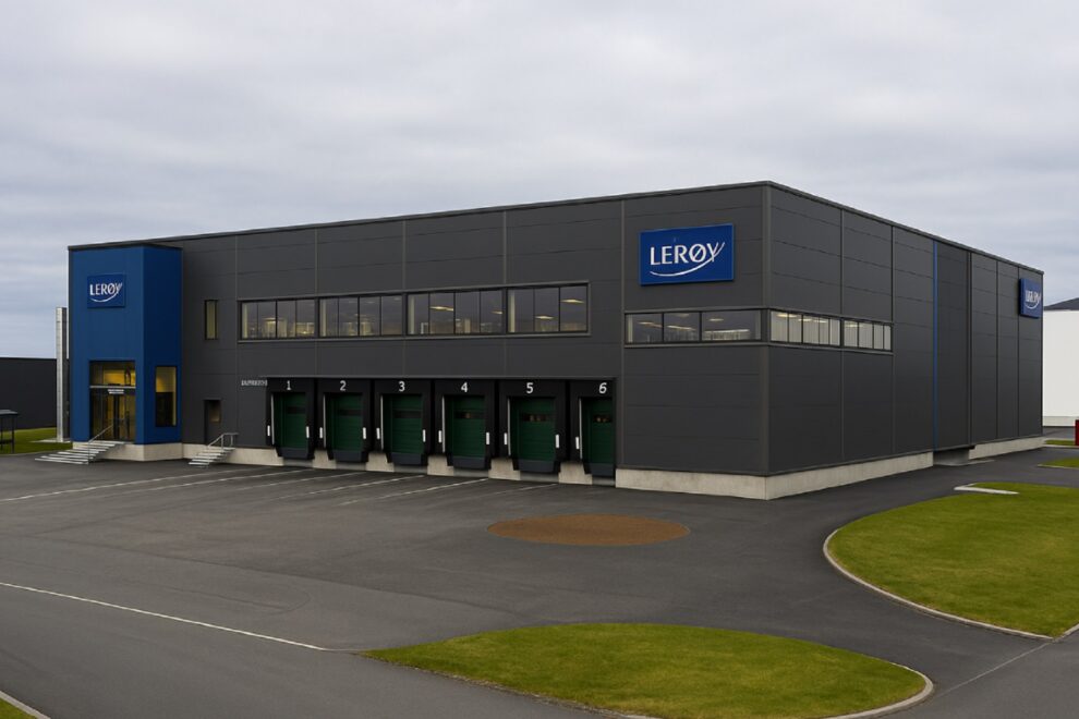 Lerøy Seafood skal drive fiskeforedling i det nye logistikkbygget fra WCI Eiendom AS