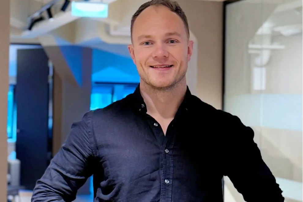 OBAS Entreprenørs nye daglig leder, Simen Nord, kommer fra stillingen som prosjektsjef. FOTO: OBAS Entreprenør
