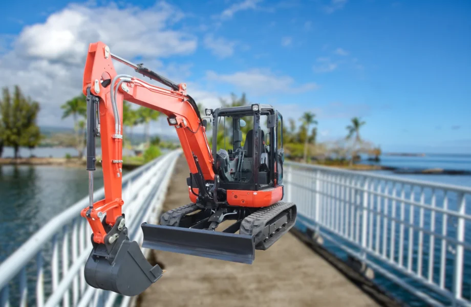 Gravemaskinstur over bru endte på 200 millioner