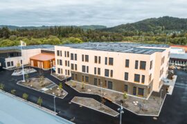 Bygger passivskole i massivtre for en halv milliard
