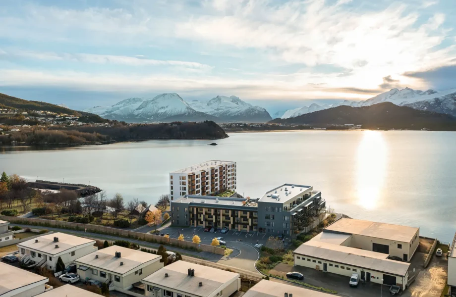 Spaden i bakken for nye sjøleiligheter