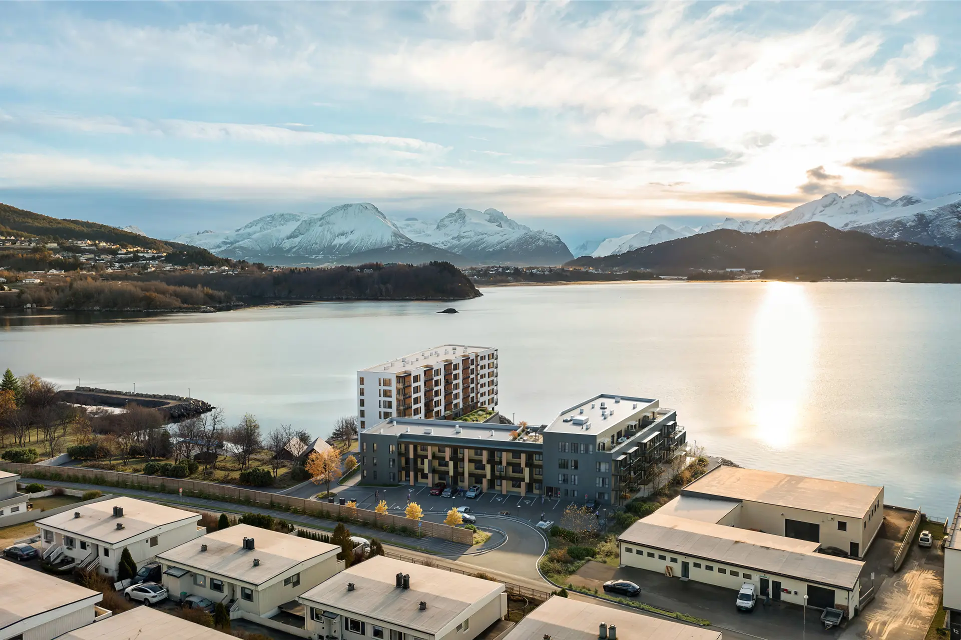 Spaden i bakken for nye sjøleiligheter