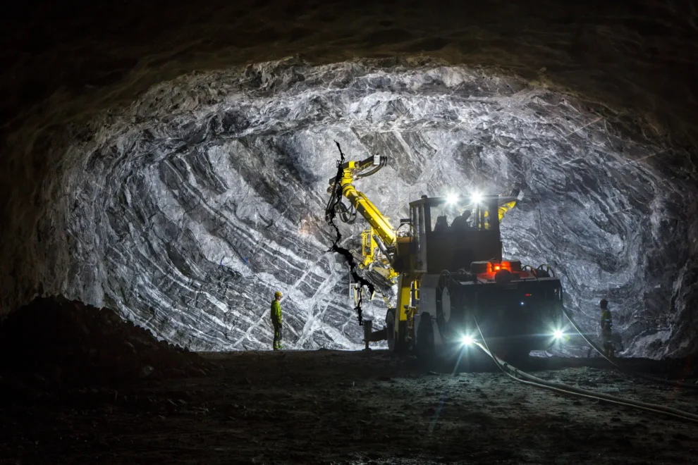 Forbifart Stockholm-tunnelene under Lovön, der AF Anläggnings kontrakt ble sagt opp av Trafikverket. Foto: Mikael Ullén