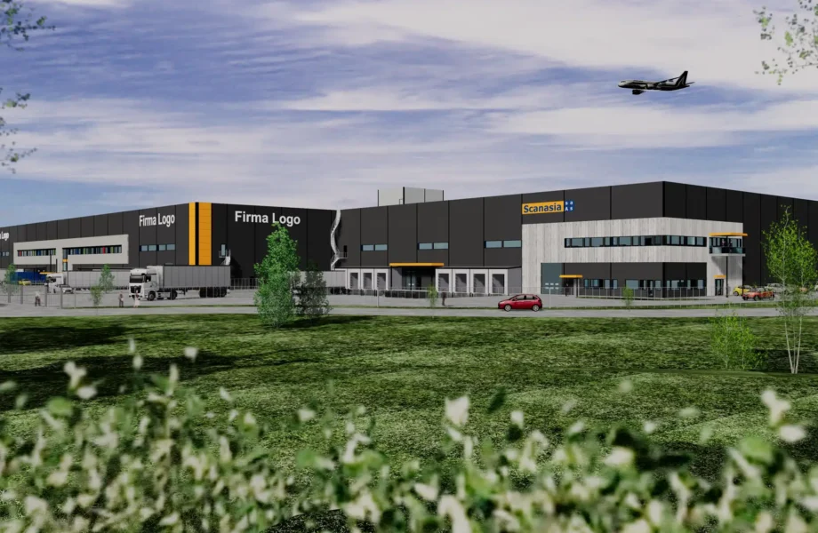 Veidekke bygger logistikkbygg på Gardermoen