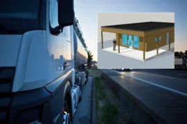 Skanska starter bygging av hviletopp for tungbiler ved E6 Thumbnail