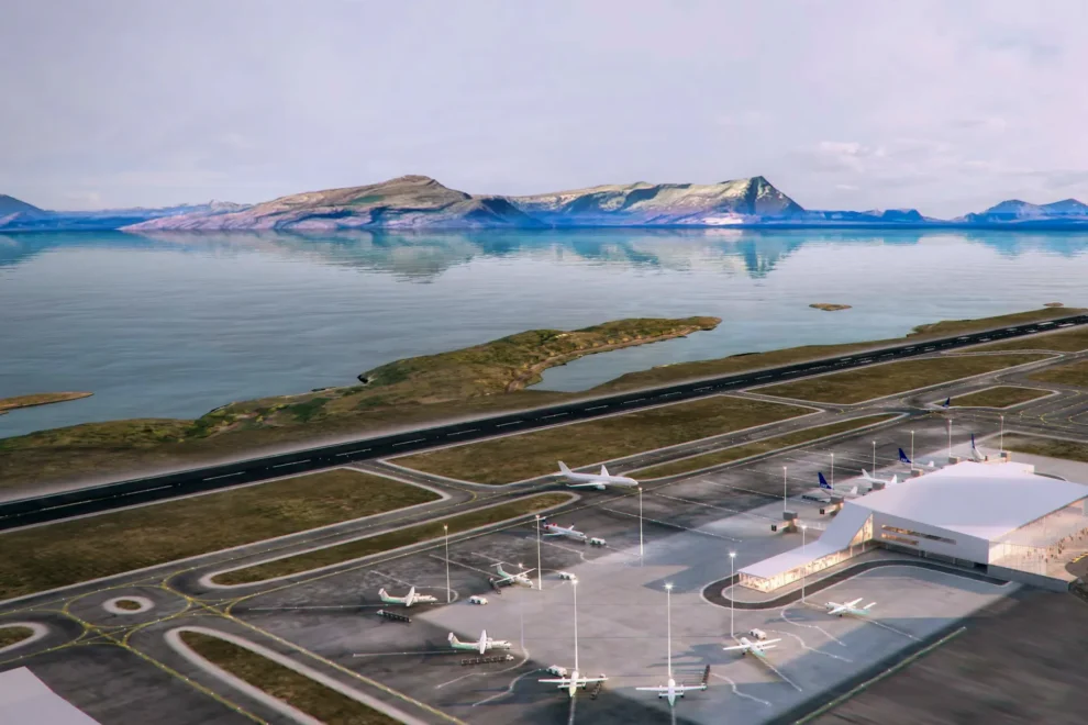 Nye Bodø Lufthavn. Illustration: Avinor