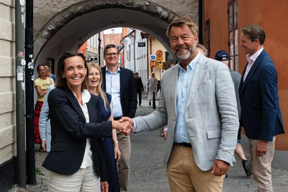 Jeanette Vitasp og Jesper Göransson Foto: NIB