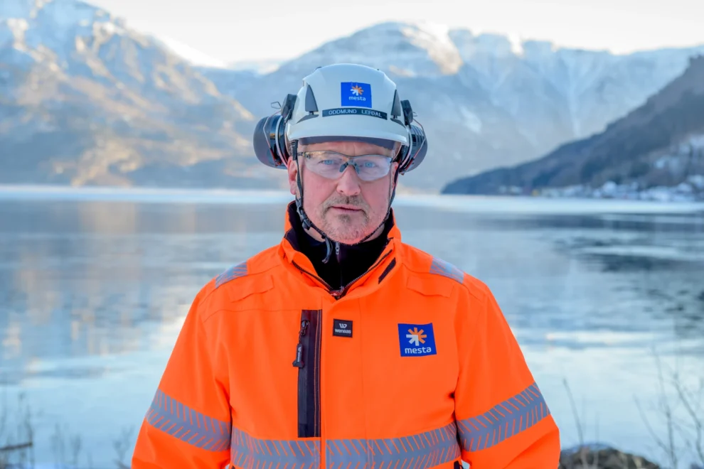Oddmund Lefdal, konserndirektør for Anlegg og spesialproduksjon i Mesta. Foto: Falkeblikk Mesta