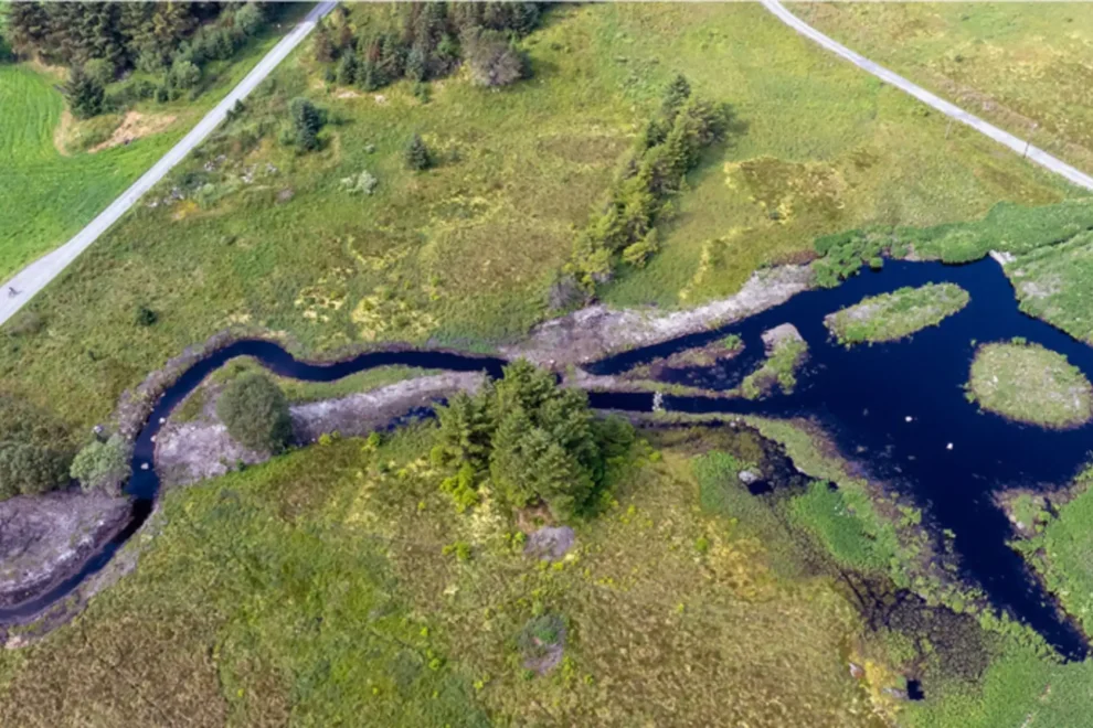 Prosjektet Selviktjønna på Harøya i Møre og Romsdal er tildelt Landskapsarkitekturprisen 2026. Foto: Øivind Leren Rambøll